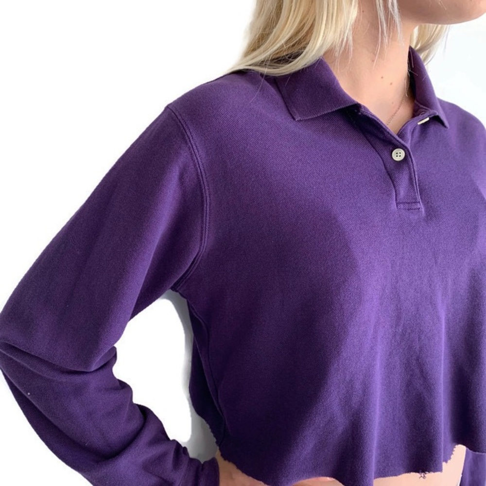 Adorable cropped polo!!!! 💜💜